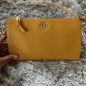 Tory Burch Mustard Yellow Crossbody Bag